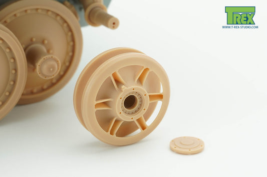 1/35 Disassembled Panther Idler 665mm Solid Back Type (1 piece)