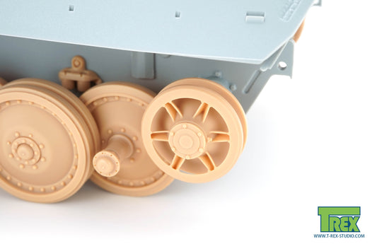 1/35 Panther Idler 665mm Ribbed Back Type (2 pieces)