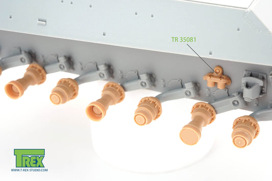 1/35 Panther G Steel Road Wheel Hubs Set (for 1 side of tank) for TAKOM/DRAGON