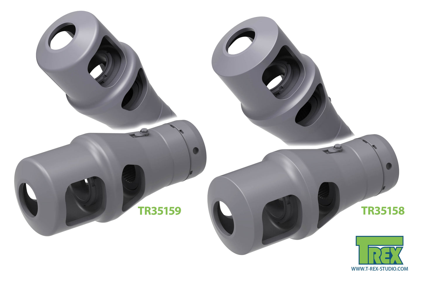 1/35 75mm Gun Muzzle Brake for Panther Ausf.D/A (5 Pieces)