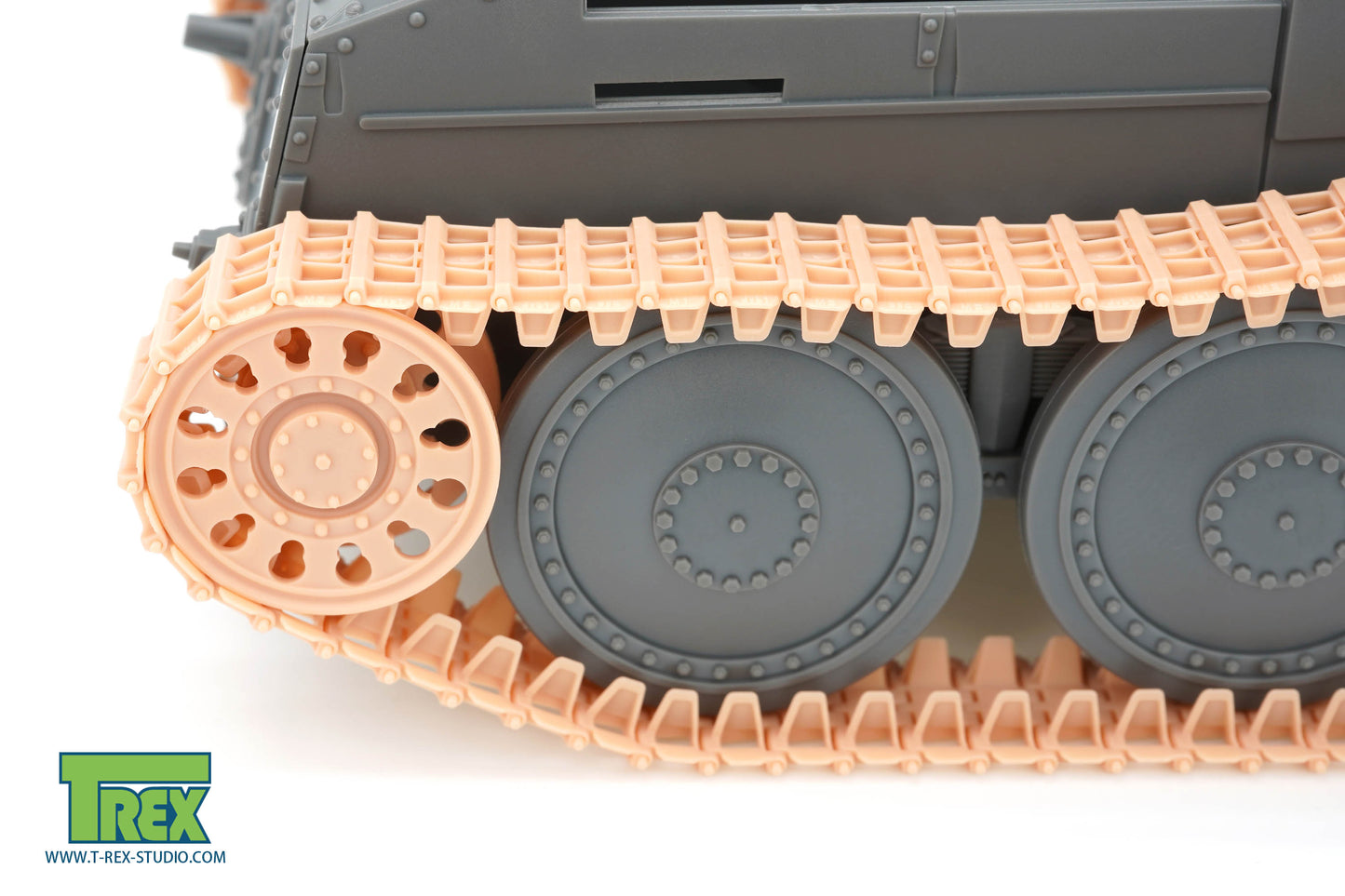 1/35 Pz.Kpfw.38(t) Tracks Late Type w/Sprocket & Idler for TAMIYA