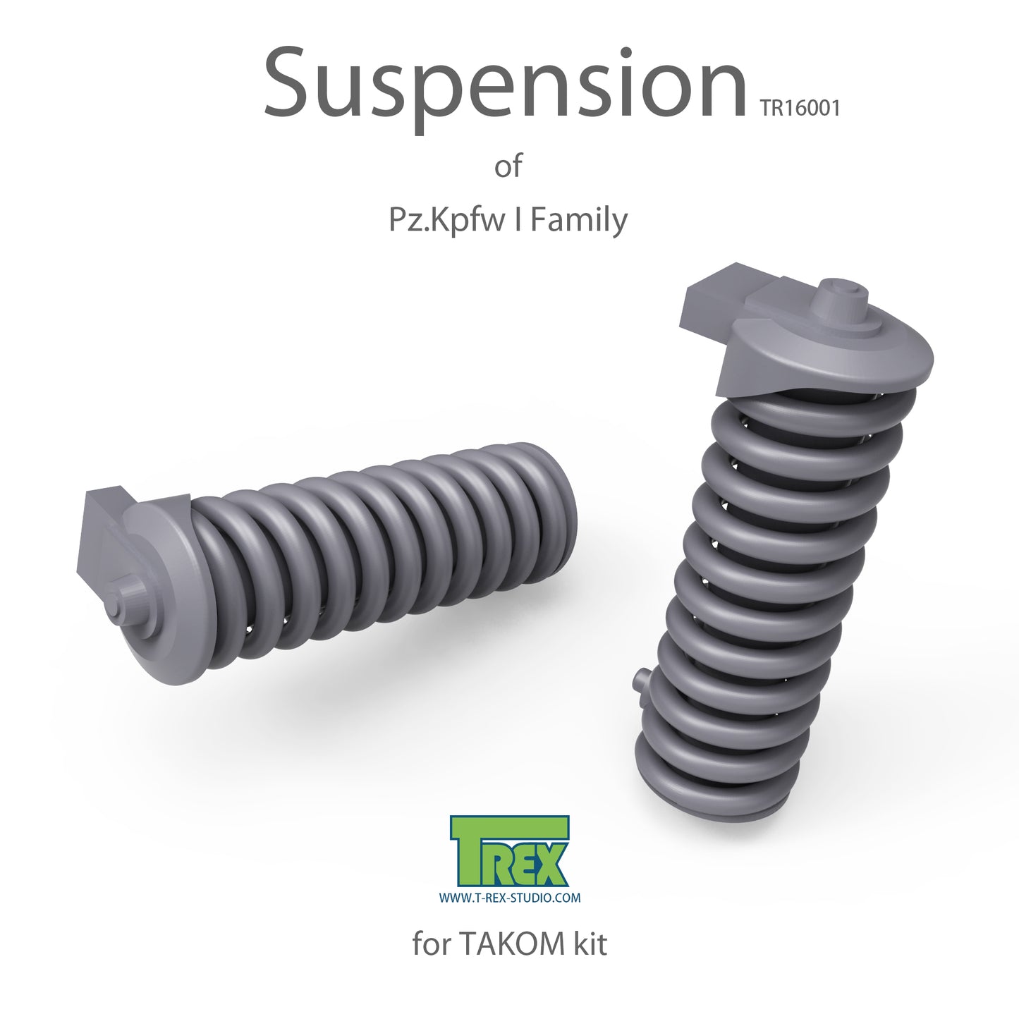 1/16 Pzkpfw I Suspension Set for TAKOM