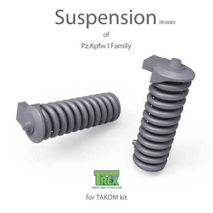 1/16 Pzkpfw I Suspension Set for TAKOM