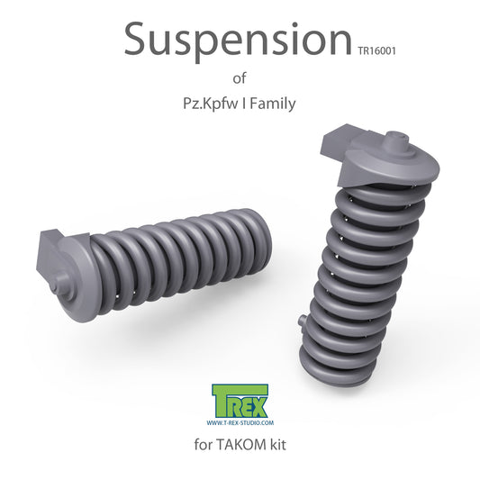 1/16 Pzkpfw I Suspension Set for TAKOM