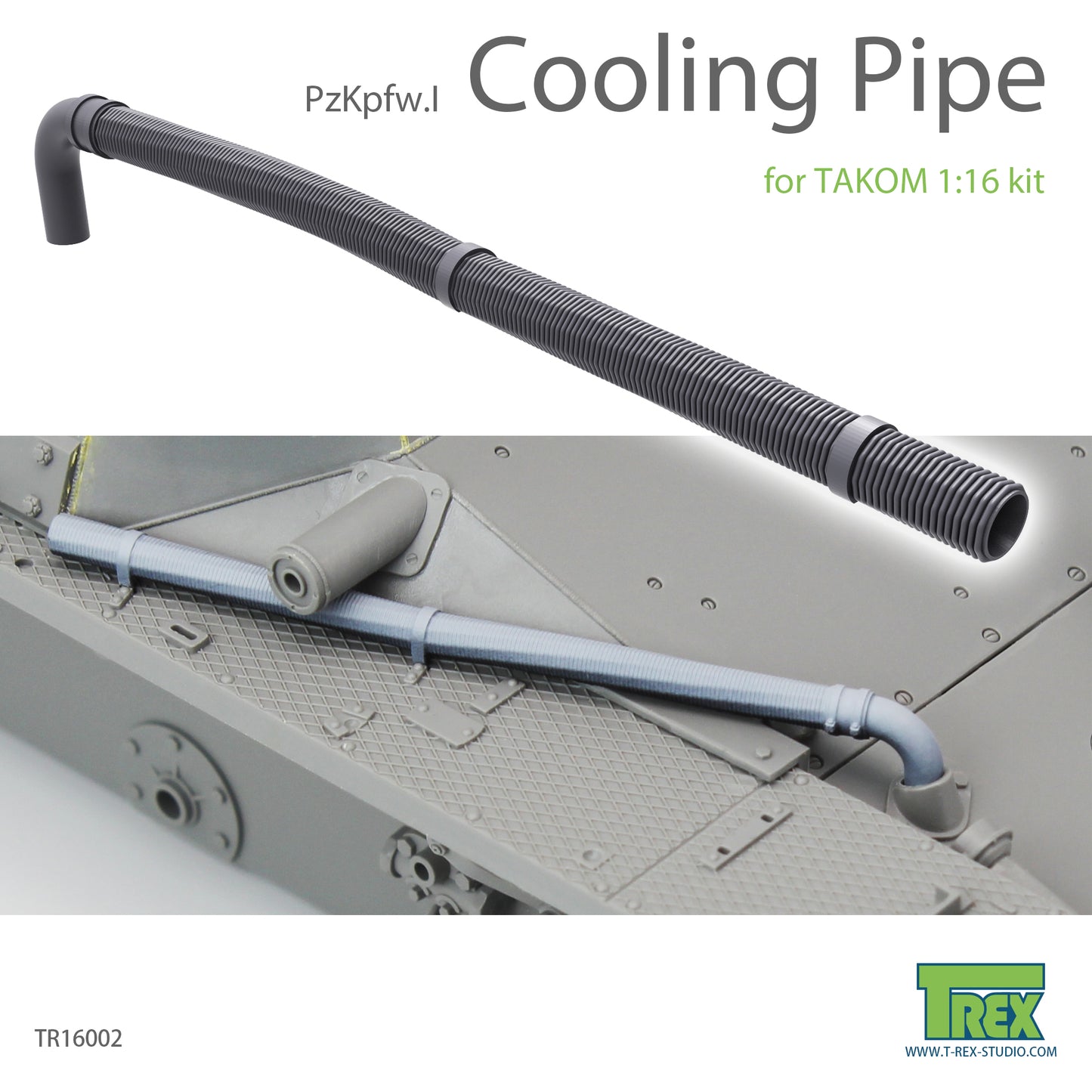 1/16 Pzkpfw I Cooling Pipe Set for TAKOM