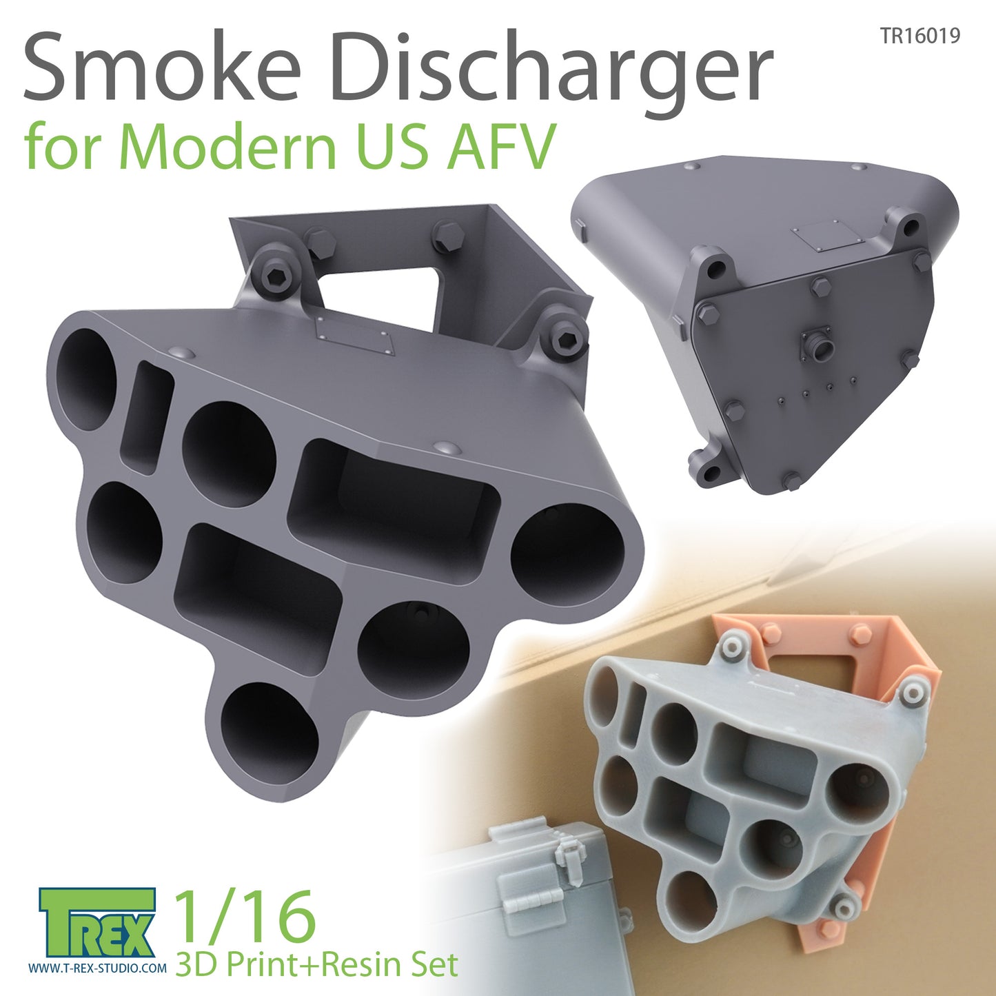 1/16 Smoke Discharger for Modern US AFV