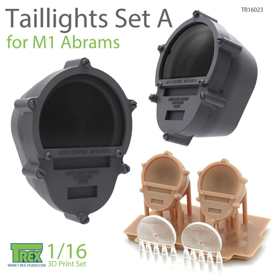 1/16 Taillights Set A for M1 Abrams