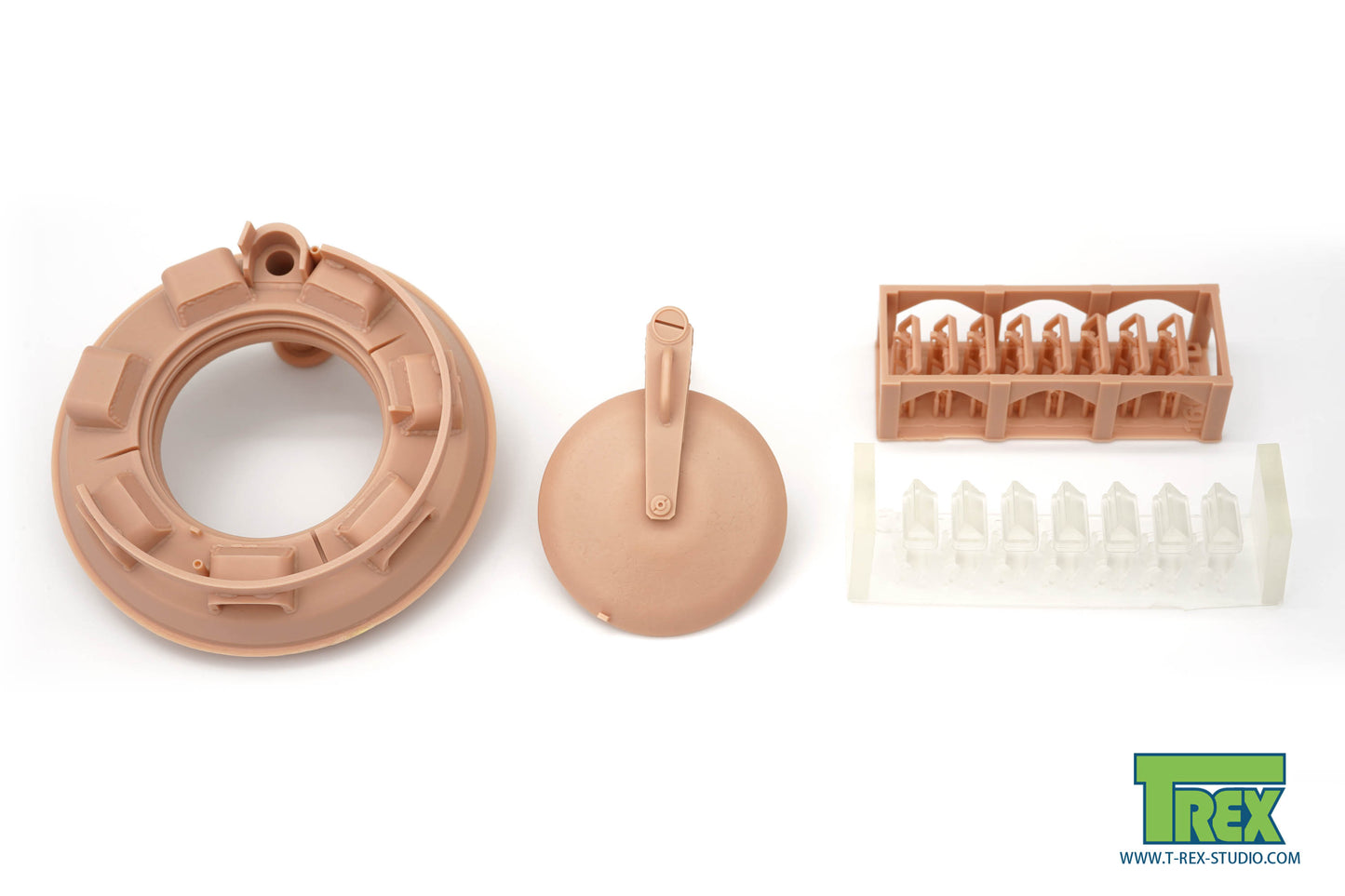 1/16 King Tiger Cupola Weld Attached Type w/o Drain Slits