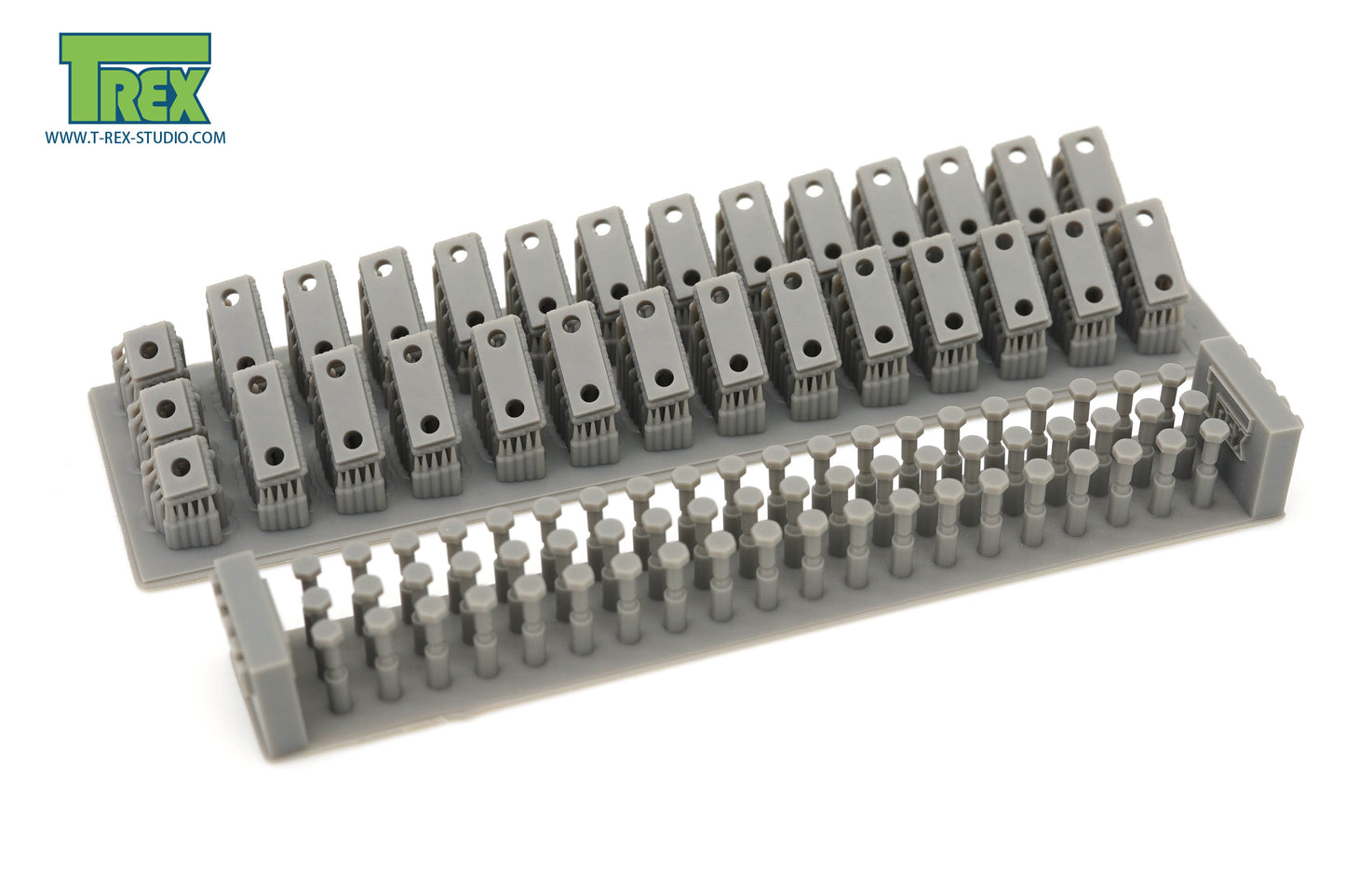 1/16 Side Skirt Mounting Blocks for KingTiger/Jagdtiger