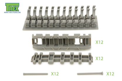 1/16 Spare Track Brackets w/Track Links for King Tiger/Jagdtiger