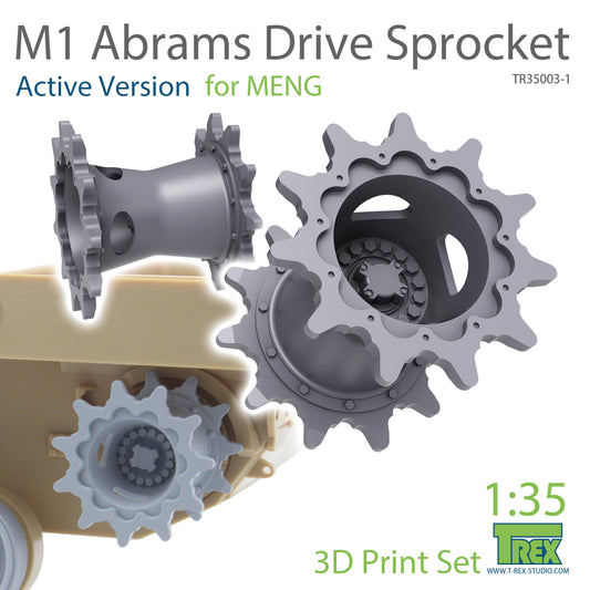 1/35 M1 Abrams Sprocket Set A (Active Version)for MENG