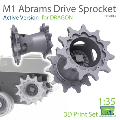 1/35 M1 Abrams Sprocket Set A (Active Version)for DRAGON