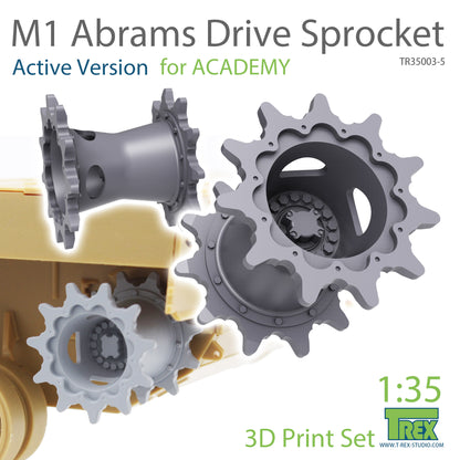 1/35 M1 Abrams Sprocket Set A (Active Version)for ACADEMY
