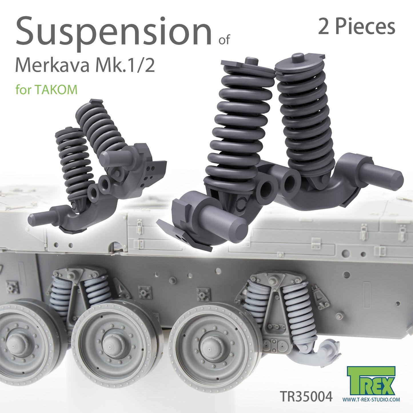 1/35 Merkava Mk1/2 Suspension Set (2 pieces)