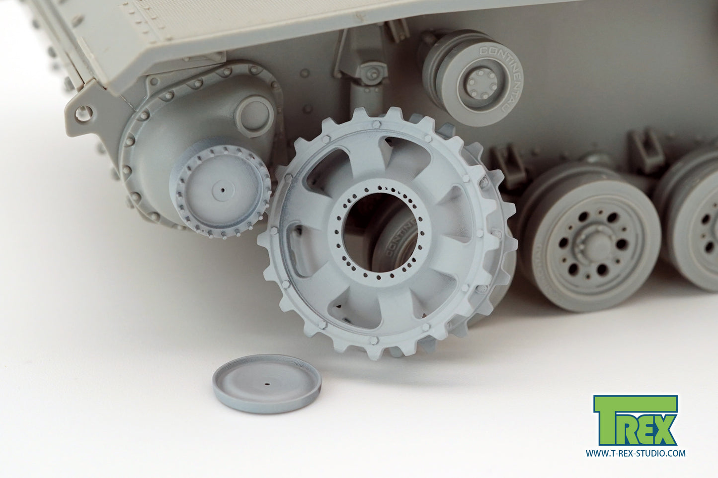 1/35 PzKpfw III Disassembled Sprocket Set A for DRAGON (1 piece)