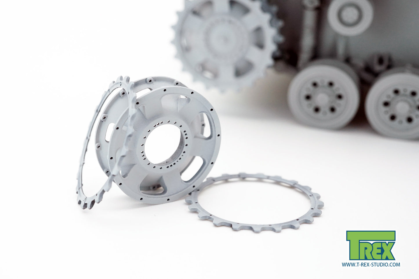 1/35 PzKpfw III Disassembled Sprocket Set B (1 piece)