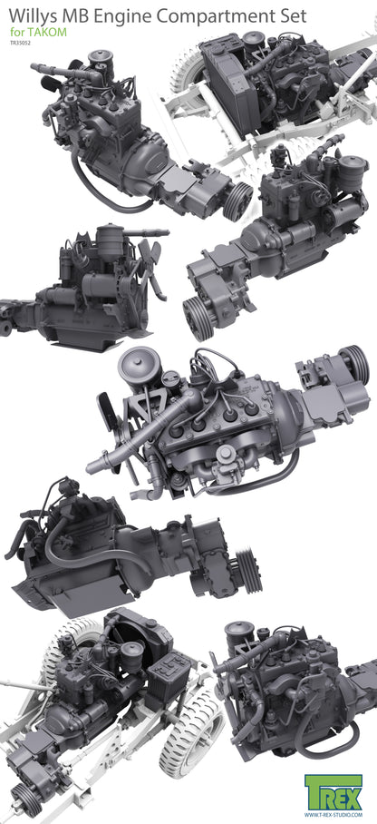 1/35 Willys MB Engine Compartment Set for TAKOM