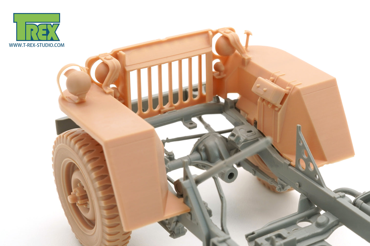 1/35 Willys MB Grille w/Fenders Set for TAKOM