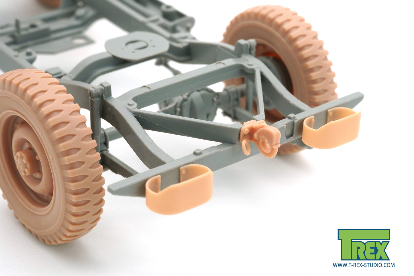 1/35 Willys MB Rear Panel w/Tow Hook Set for TAKOM