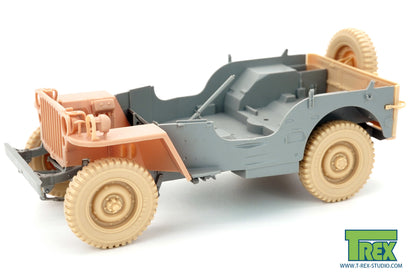 1/35 Willys MB Wheels (Weighted Tire) w/Spare Wheel