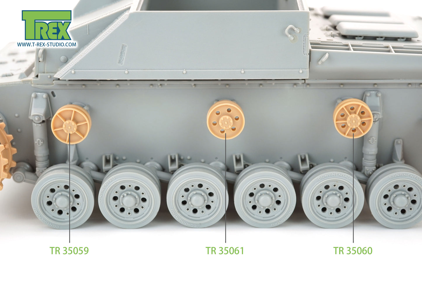 1/35 StuG.III G Support Roller Alkett Production after Jan.1944
