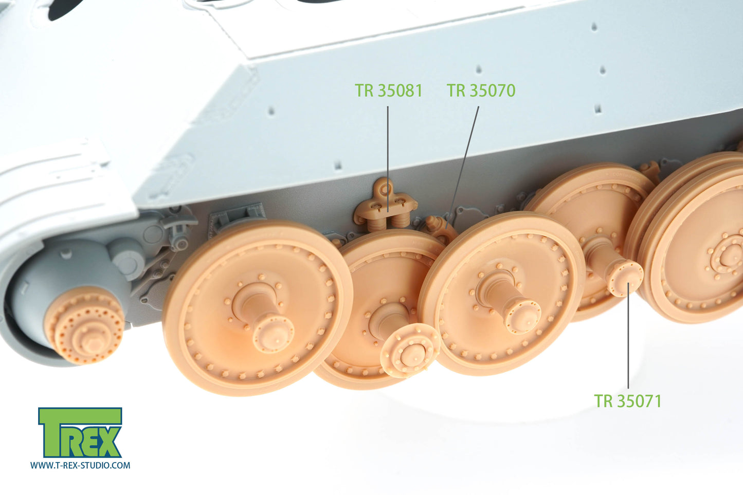 1/35 Panther Road Wheels Set (2 types, 6 pieces for each type)