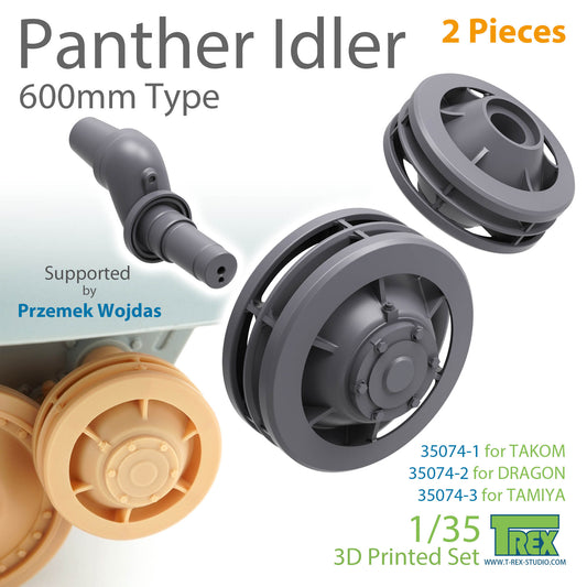 1/35 Panther Idler 600mm Type (2 pieces)
