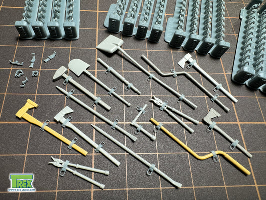 1/35 Type 2B Clamps for WWII German Panzer