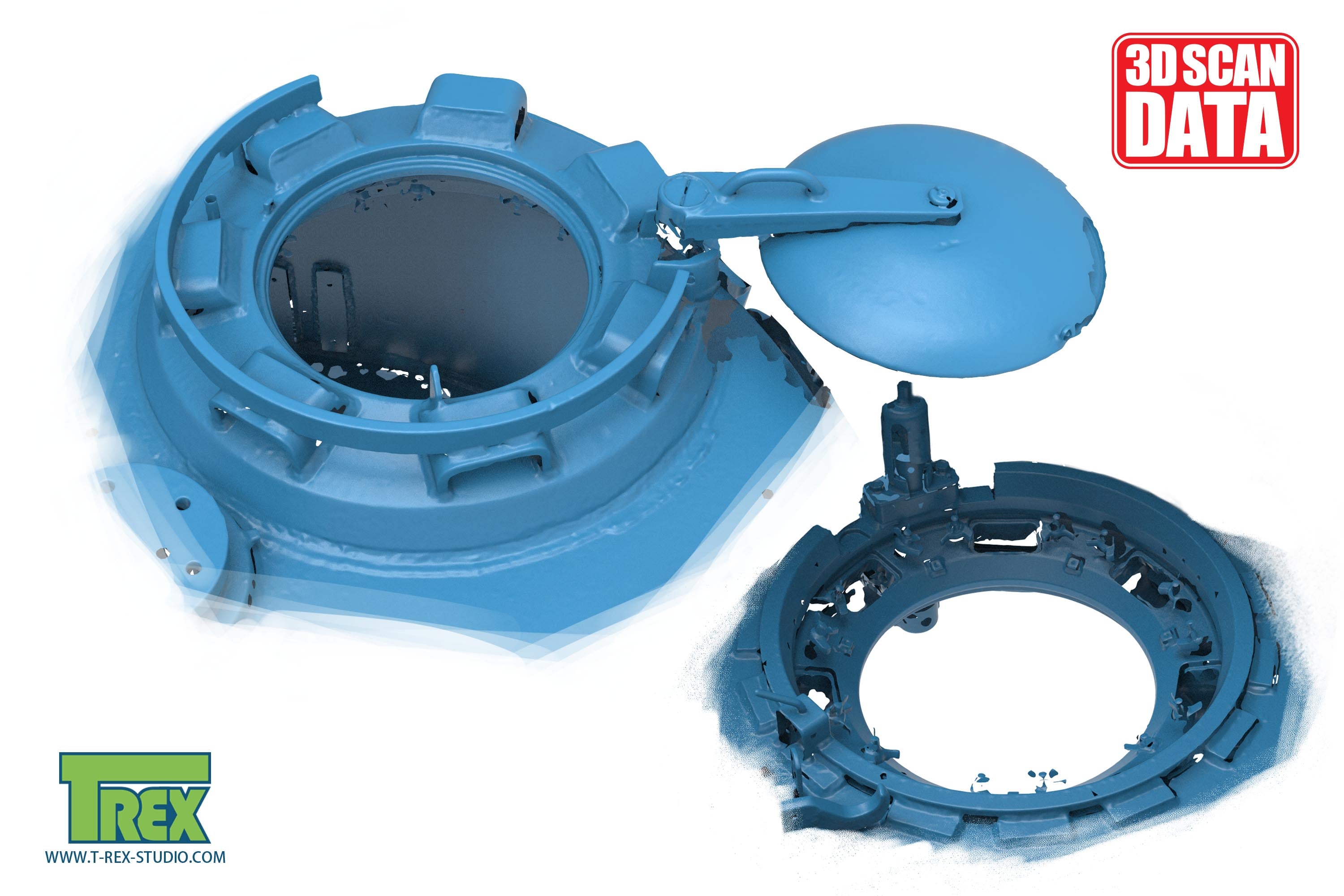 1/35 Cupola for Tiger I Mid Prodution for all brands – T-Rex Studio