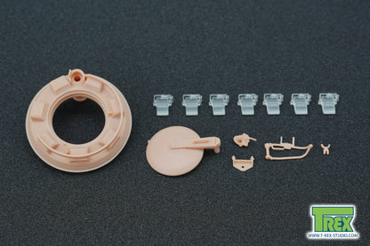 1/35 King Tiger Cupola Weld Attached Type w/o Drain Slits for Hobby Boss