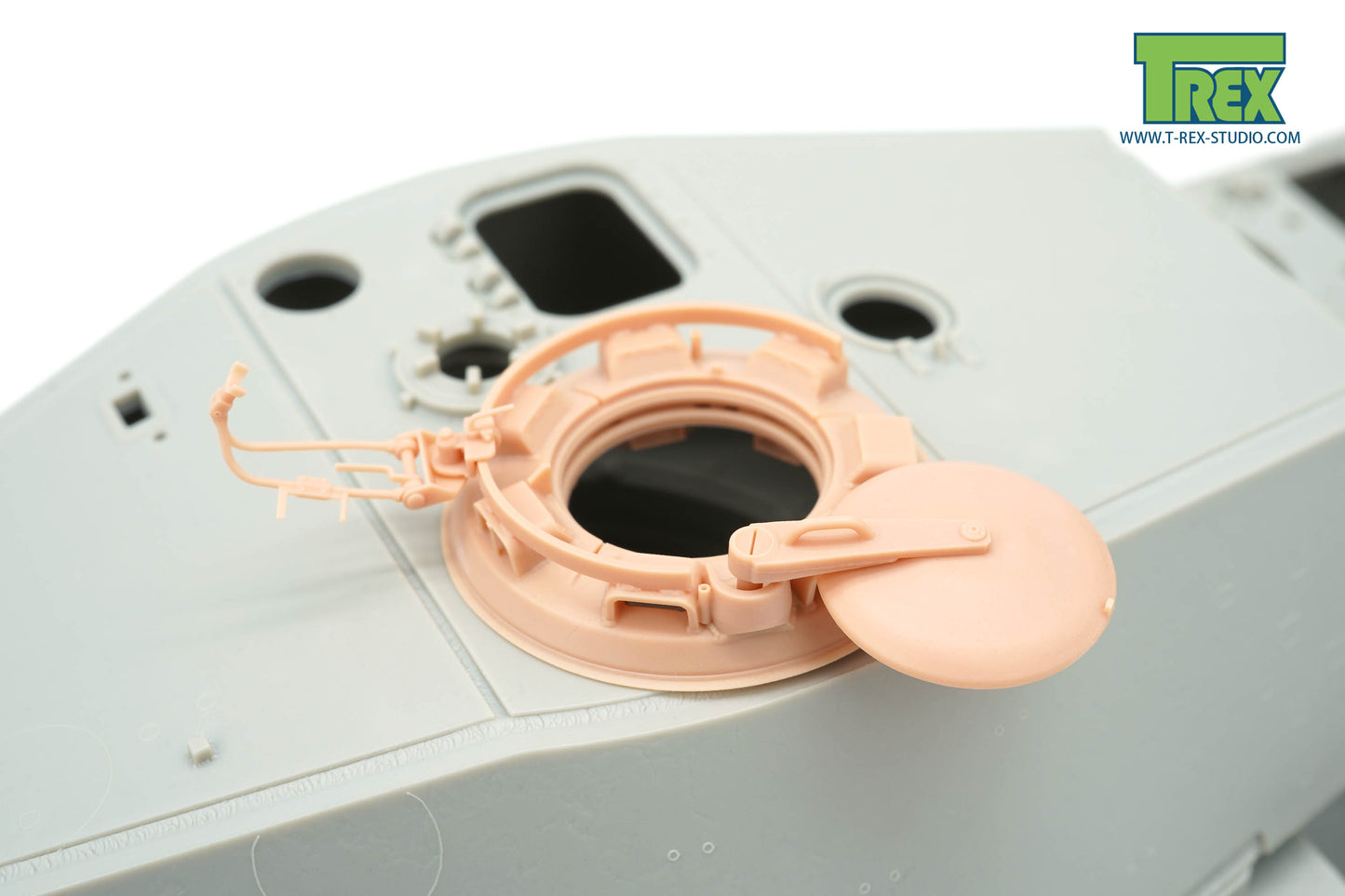 1/35 King Tiger Cupola Weld Attached Type w/Drain Slits for Hobby Boss