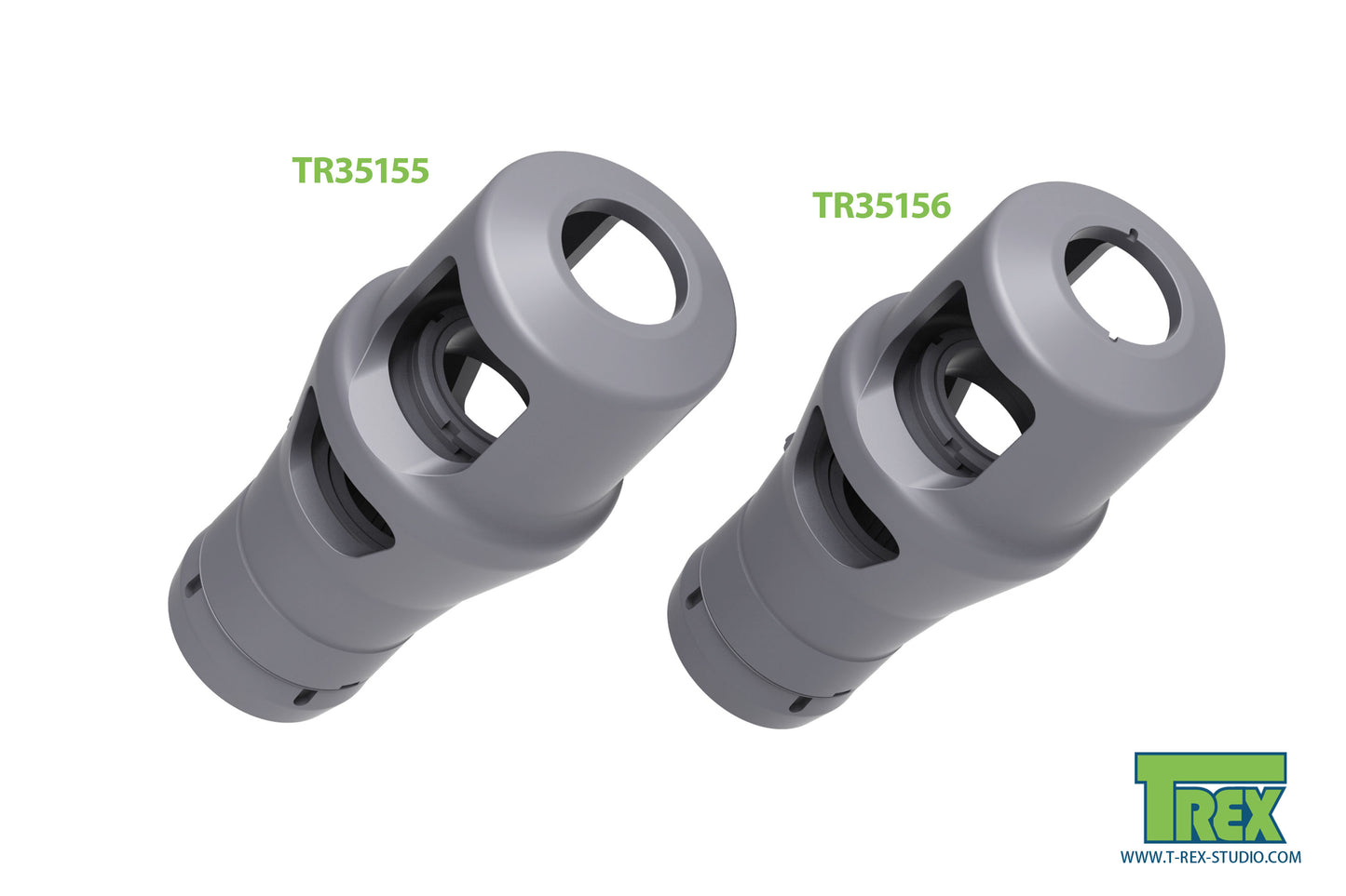 1/35 Muzzle Brake for 88mm KwK/Pak Late Type 2 (4 Pieces)