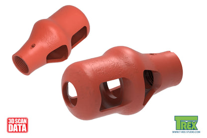 1/35 Muzzle Brake for 88mm KwK/Pak Early Type (5 Pieces)