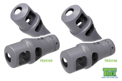 1/35 75mm Gun Muzzle Brake for Panther Ausf.D/A (5 Pieces)
