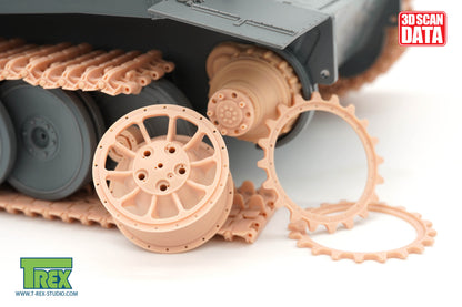 1/35 Disassembled TIGER I Early Production Sprocket Type 3