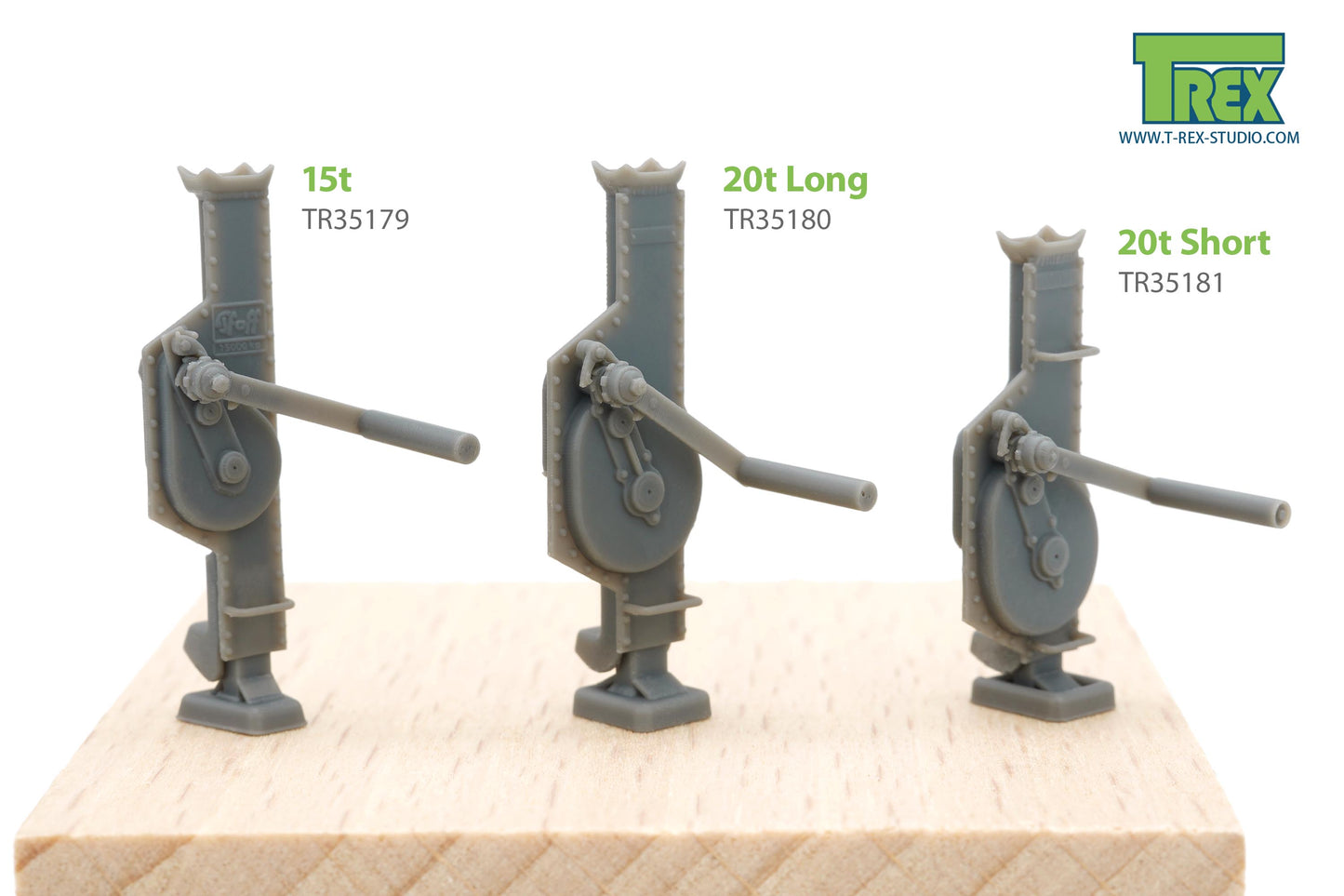 1/35 20t Jack (Long)  for WWII German Panzer 2 pieces