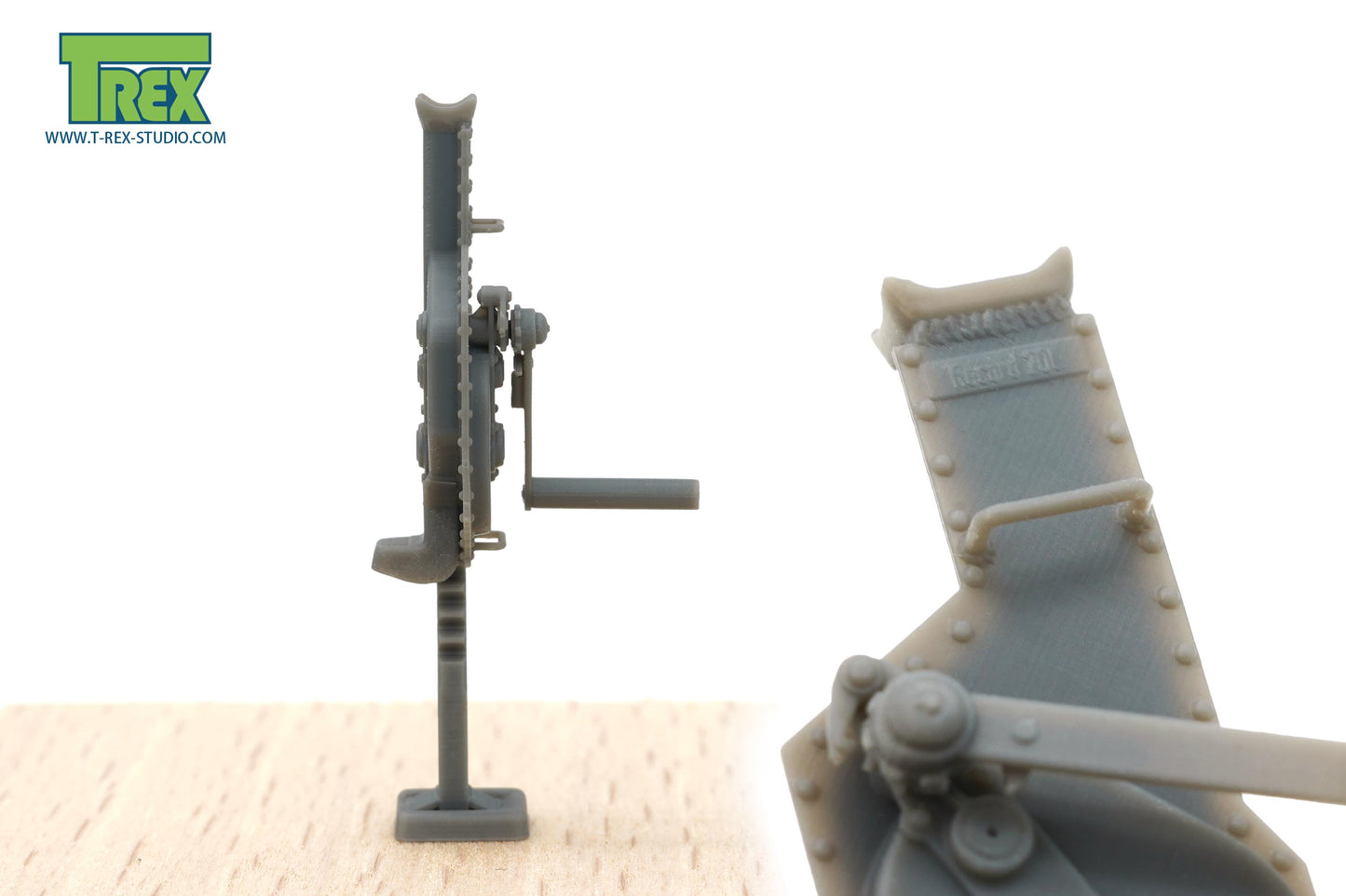 1/35 20t Jack for (Short)  WWII German Panzer 2 pieces