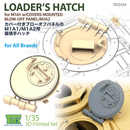 1/35 Loader's Hatch for M1A1 w/Covers Mounted Blow-Off Panel/M1A2
