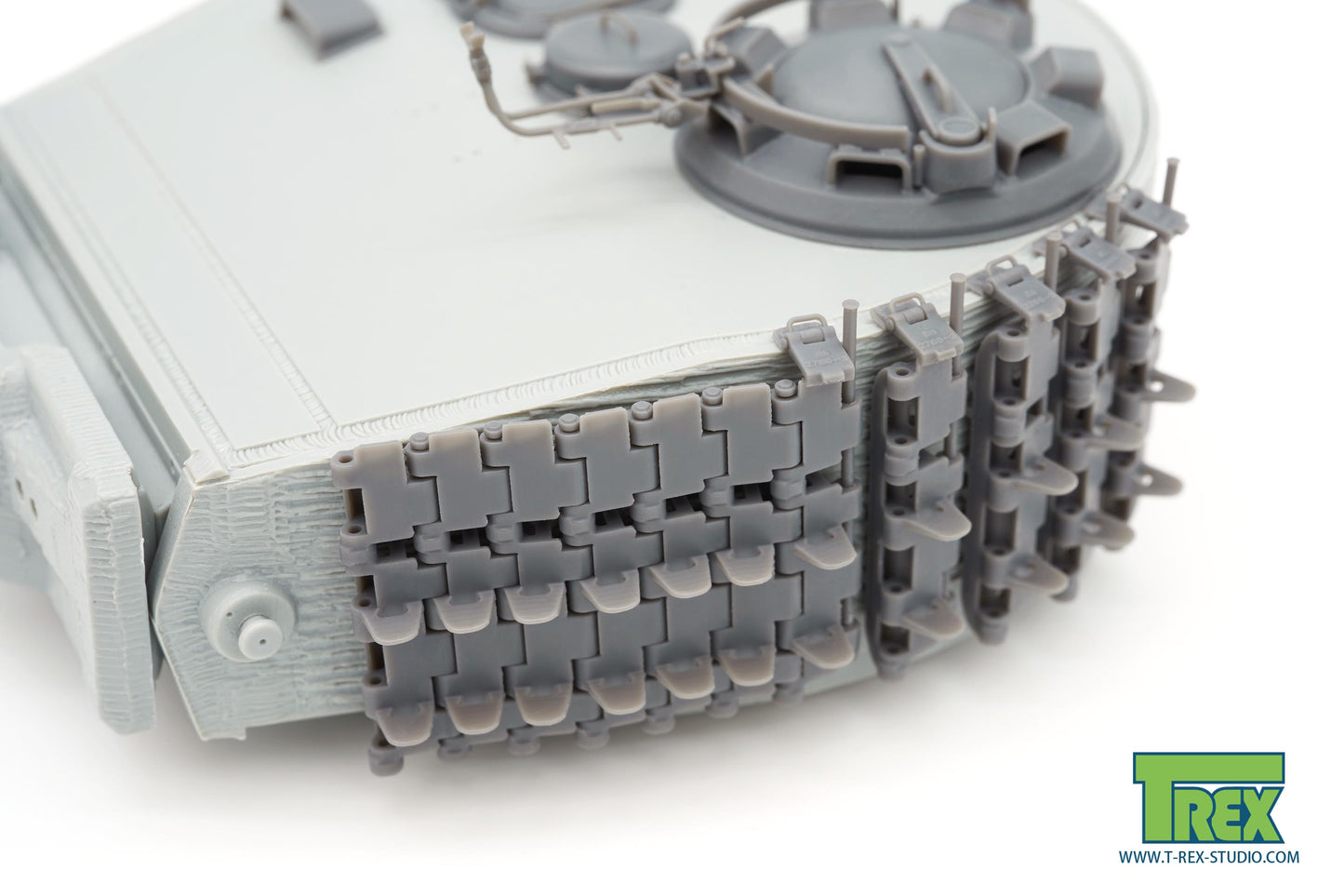 1/35 Spare Track Holder Set w/Cleated Track Links for Tiger I Mid Production