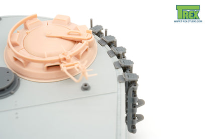 1/35 Spare Track Holder Set w/Cleated Track Links for Tiger I 40mm Roof Late Production