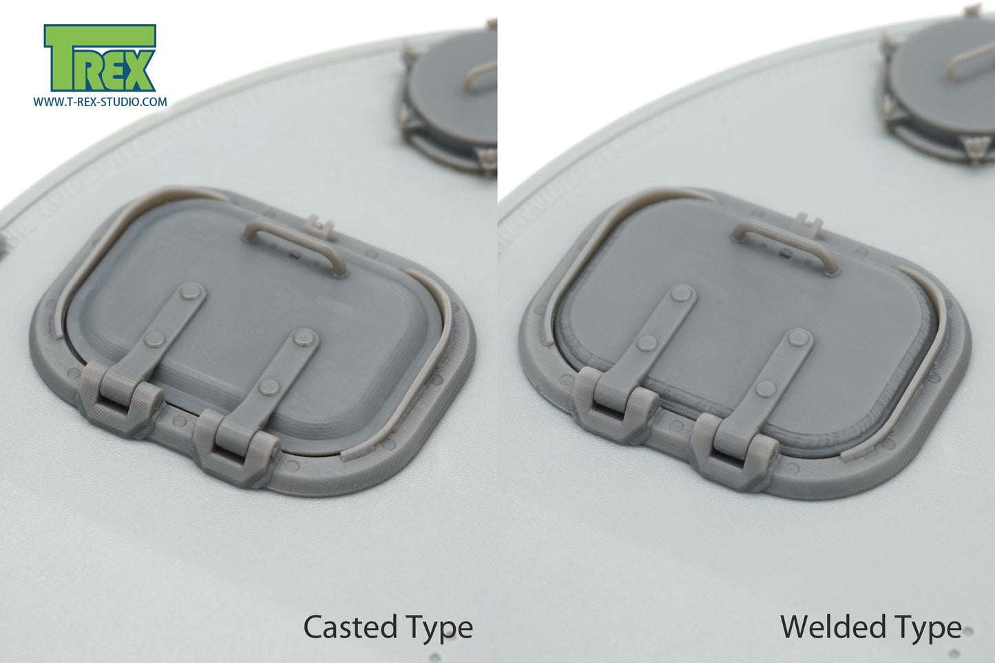 1/35 Loader's Hatch for Tiger I Early Production Casted & Welded 2in1