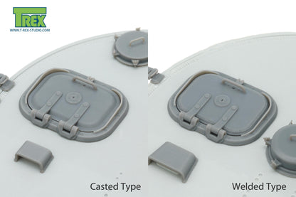 1/35 Loader's Hatch for Tiger I Mid Early Production Casted & Welded 2in1