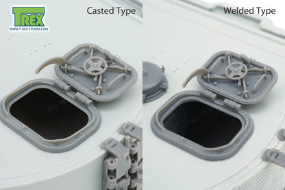 1/35 Loader's Hatch for Tiger I Mid Early Production Casted & Welded 2in1
