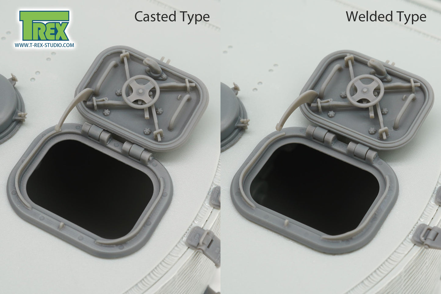 1/35 Loader's Hatch for Tiger I Mid Production Casted & Welded 2in1