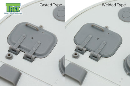 1/35 Loader's Hatch for Tiger I Late Early Production Casted & Welded 2in1