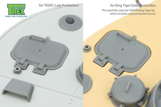 1/35 Loader's Hatch for Tiger I Late Production 2 Pieces