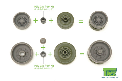 1/35 Leopard 2 Wheels Set for TAMIYA 35387