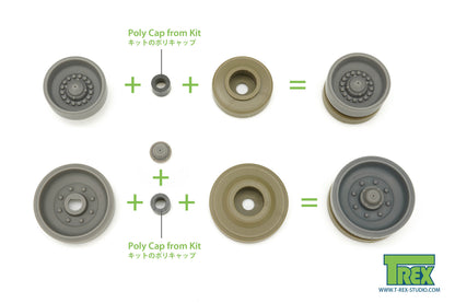 1/35 Leopard 2 Wheels Set for TAMIYA LEO2A5/6