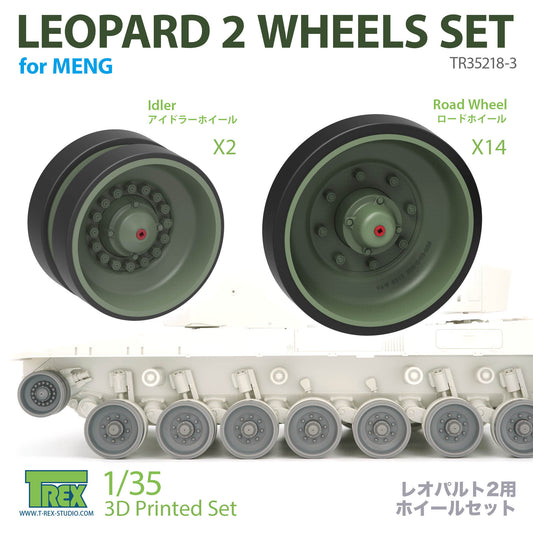 1/35 Leopard 2 Wheels Set for MENG