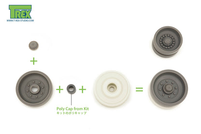 1/35 Leopard 2 Wheels Set for MENG